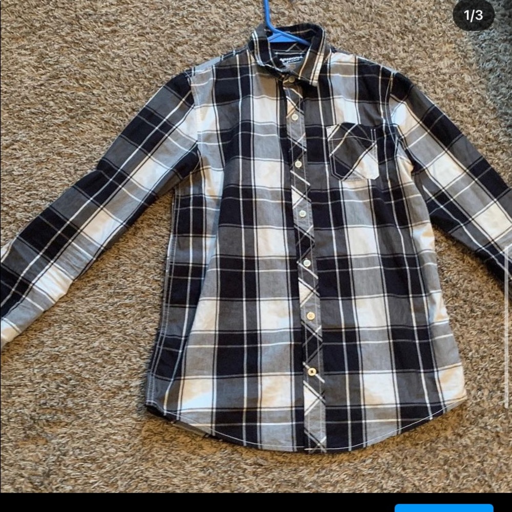 JCP Boy’s Black Flannel